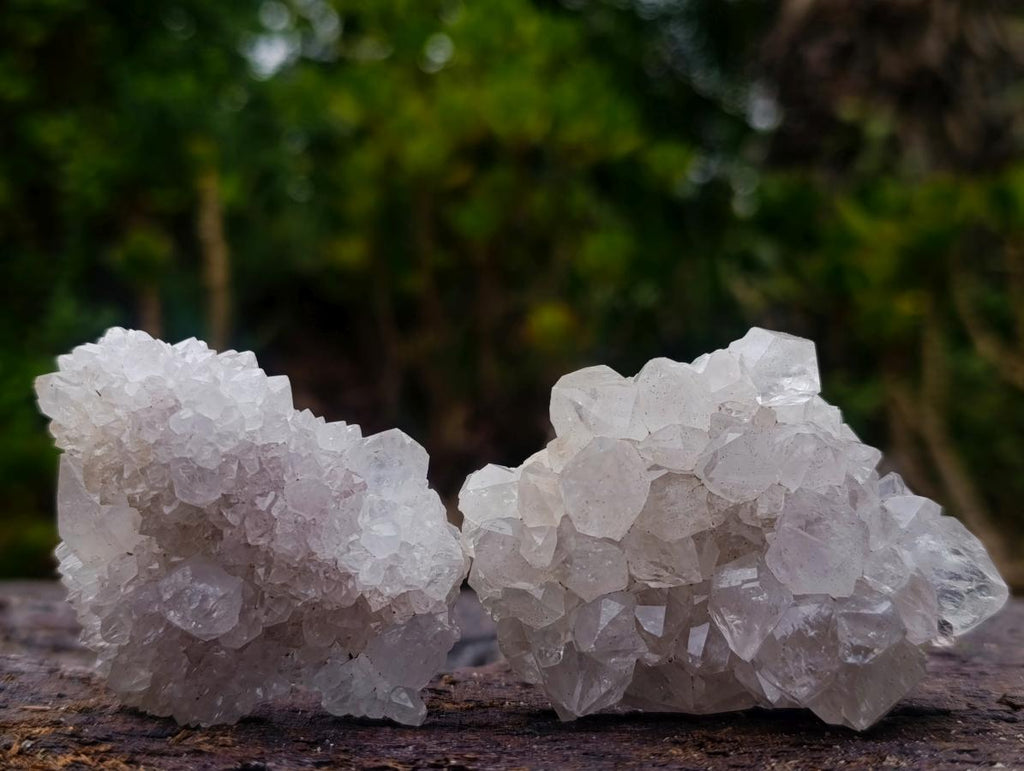 Natural Clear Spirit Quartz Crystals and Clusters x 24 From Boekenhouthoek, South Africa