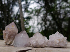 Natural Clear Spirit Quartz Crystals and Clusters x 24 From Boekenhouthoek, South Africa