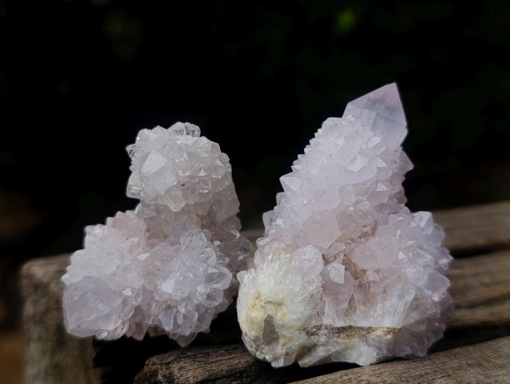 Natural Clear Spirit Quartz Crystals and Clusters x 24 From Boekenhouthoek, South Africa