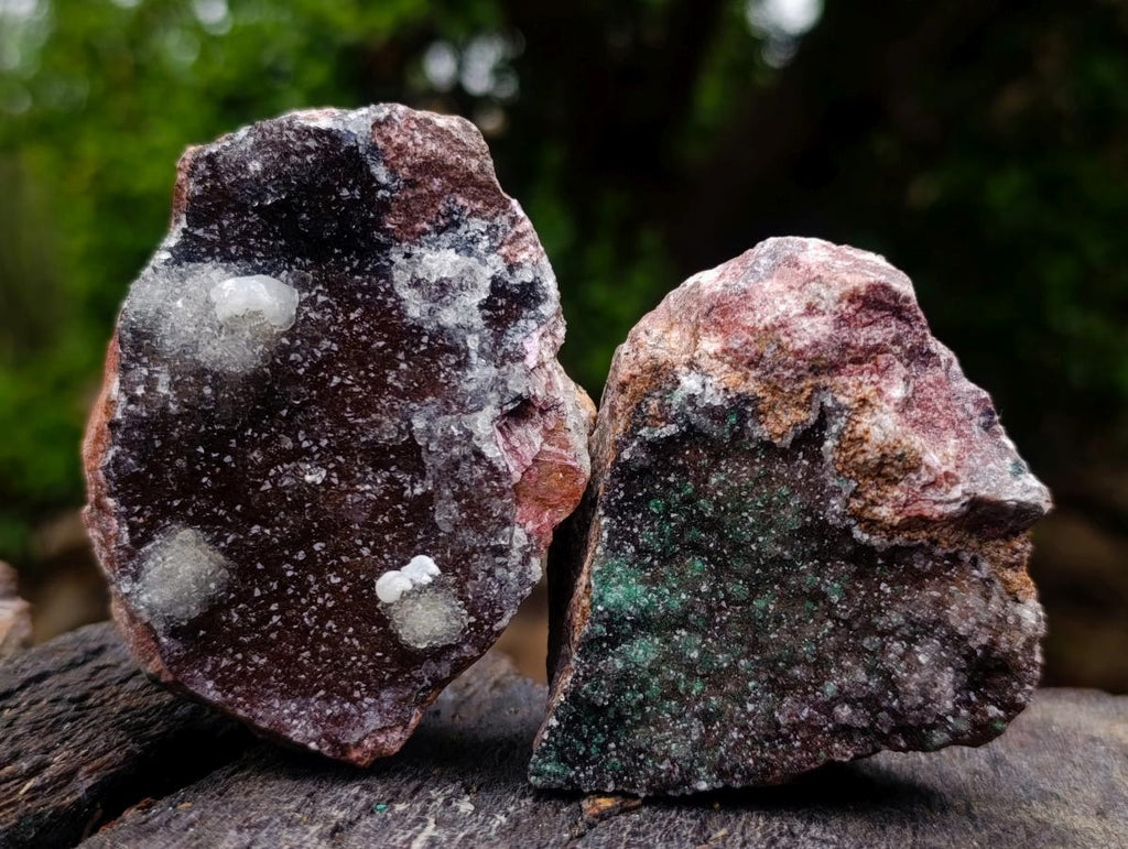 Natural Hemimorphite Specimens with Associated Minerals x 6 From Kakanda, Congo
