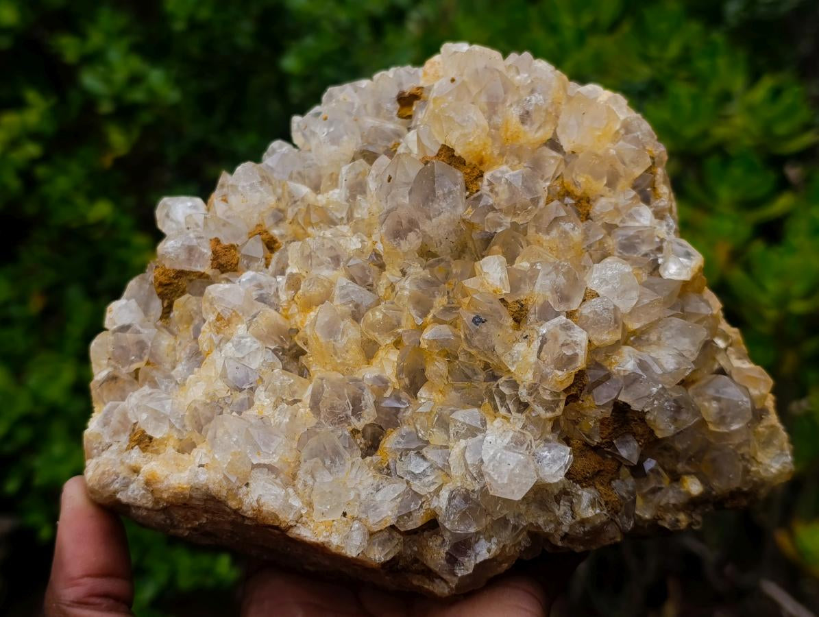 Natural Mwinilunga Quartz Clusters x 2 From Mwinilunga, Zambia