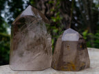 Polished Smokey Quartz Crystals x 4 From Madagascar