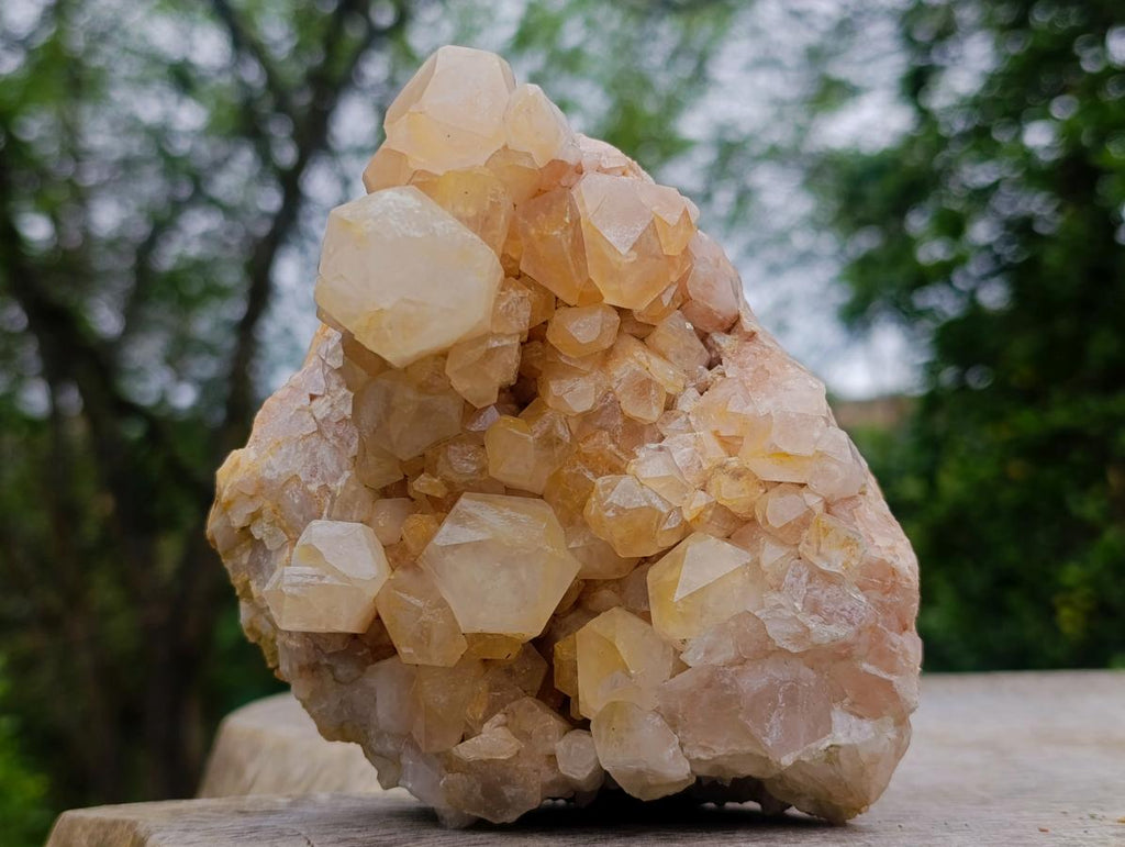 Natural Cascading Candle Quartz Clusters x 3 From Antsirabe, Madagascar
