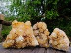 Natural Cascading Candle Quartz Clusters x 3 From Antsirabe, Madagascar