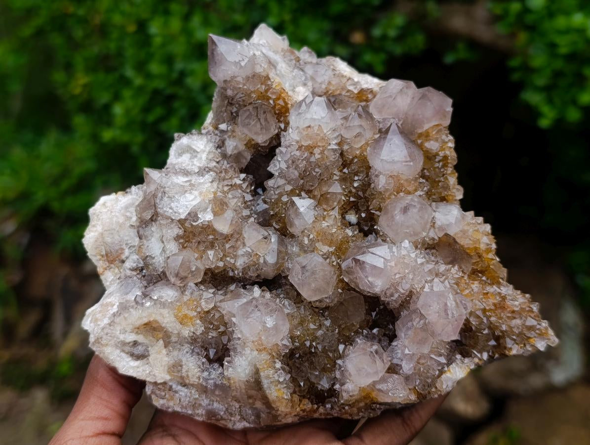 Natural Smokey Spirit Quartz Cluster x 3 From Boekenhouthoek, South Africa