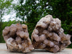 Natural Smokey Spirit Quartz Cluster x 3 From Boekenhouthoek, South Africa