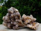Natural Smokey Spirit Quartz Cluster x 3 From Boekenhouthoek, South Africa