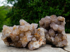 Natural Smokey Spirit Quartz Cluster x 3 From Boekenhouthoek, South Africa