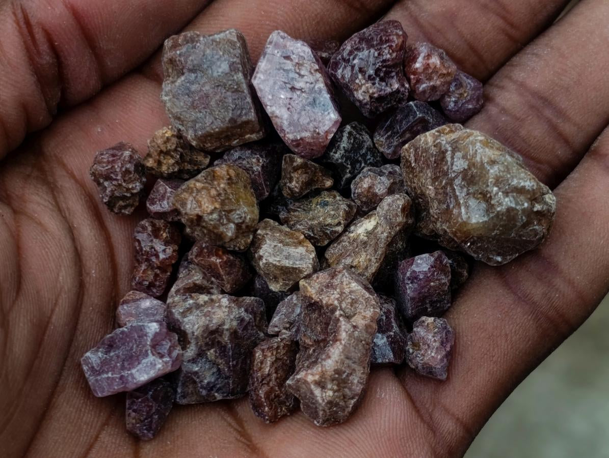 Natural Rare Adamantine Zircon Crystals x 1.82 Kg Lot From Malawi