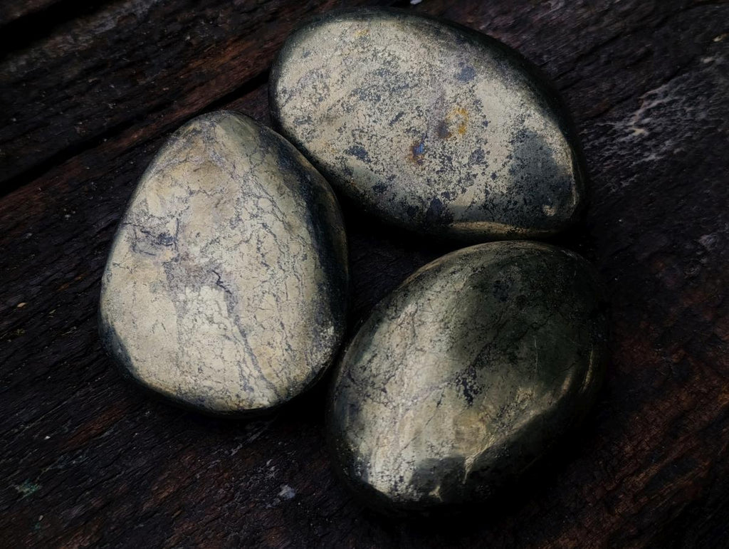 Polished Basalt Pharaoh Stone Free Forms x 7 From Iron Duke Mine, Zimbabwe
