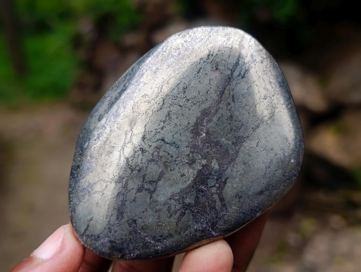 Polished Basalt Pharaoh Stone Free Forms x 7 From Iron Duke Mine, Zimbabwe