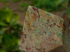 Polished Large Green Chrysoprase Tower x 1 From Ambatondrazaka, Madagascar