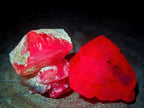 Natural Stacked Rhombohedral Calcite Specimens x 12 From Albert's Mountain, Lesotho