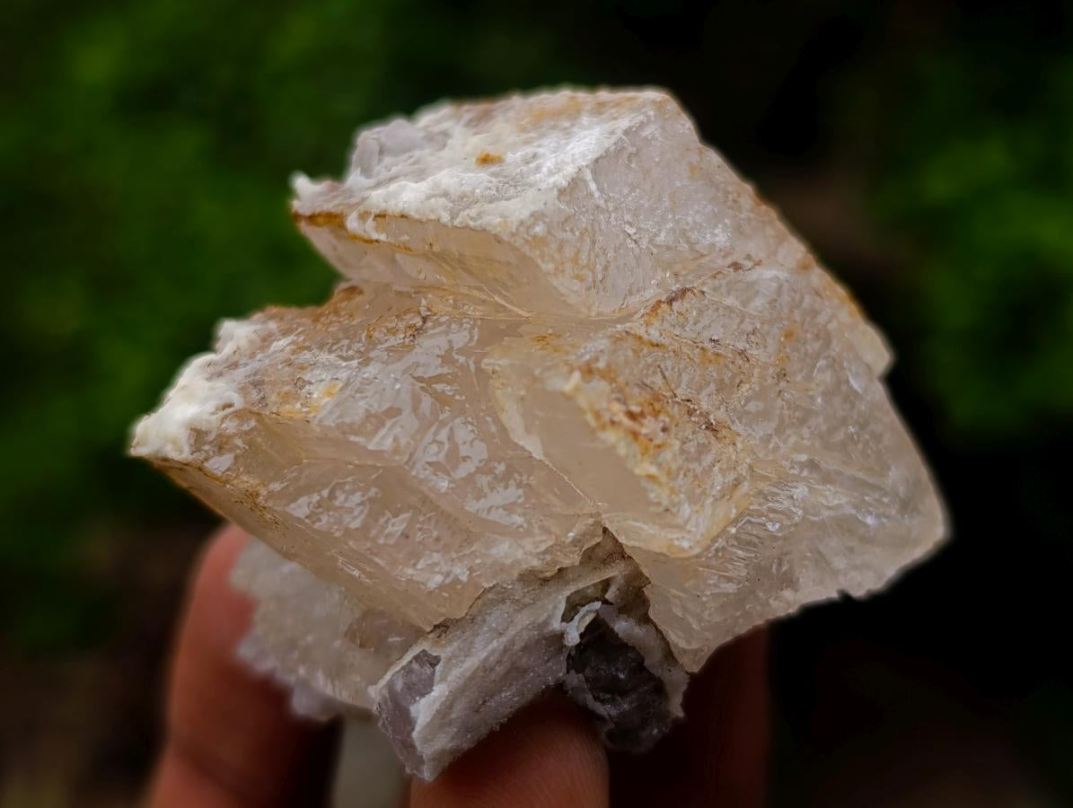 Natural Stacked Rhombohedral Calcite Specimens x 12 From Albert's Mountain, Lesotho