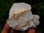 Natural Stacked Rhombohedral Calcite Specimens x 12 From Albert's Mountain, Lesotho