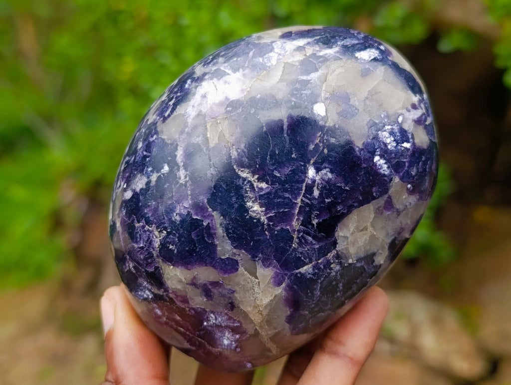 Polished Lepidolite Standing Display Pieces x 3 From Zimbabwe