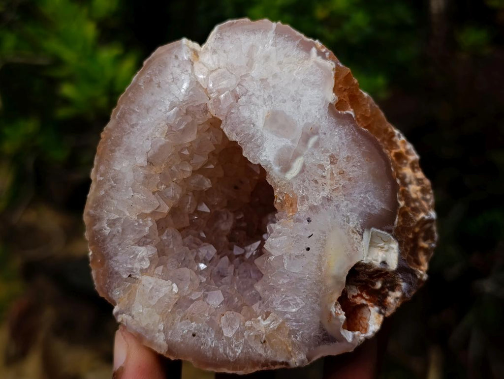 Polished and Natural Mix of Agate Amethyst Geodes x 6 From Maintirano, Madagascar