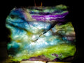 Polished and Natural Mix Watermelon Fluorite Slices x 3 From Uis, Namibia