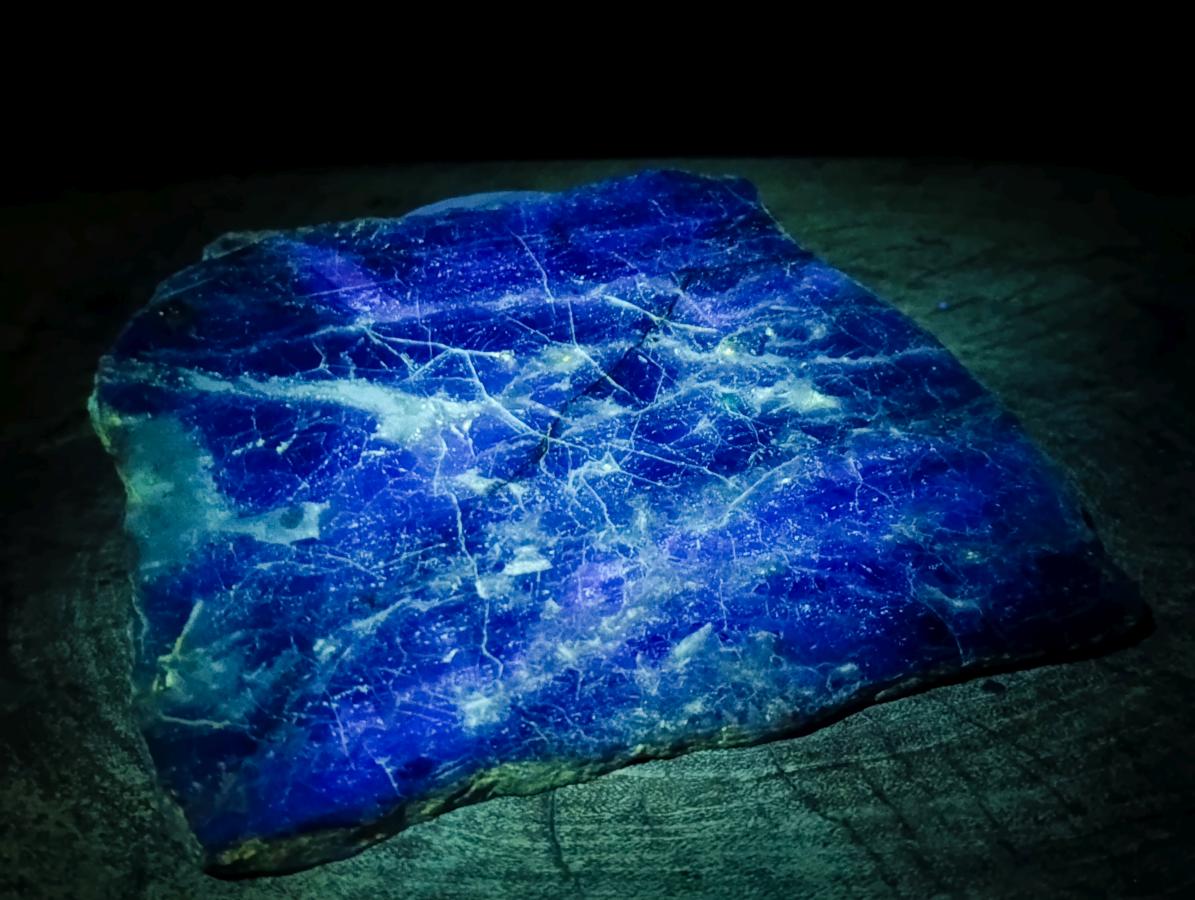Polished and Natural Mix Watermelon Fluorite Slices x 3 From Uis, Namibia