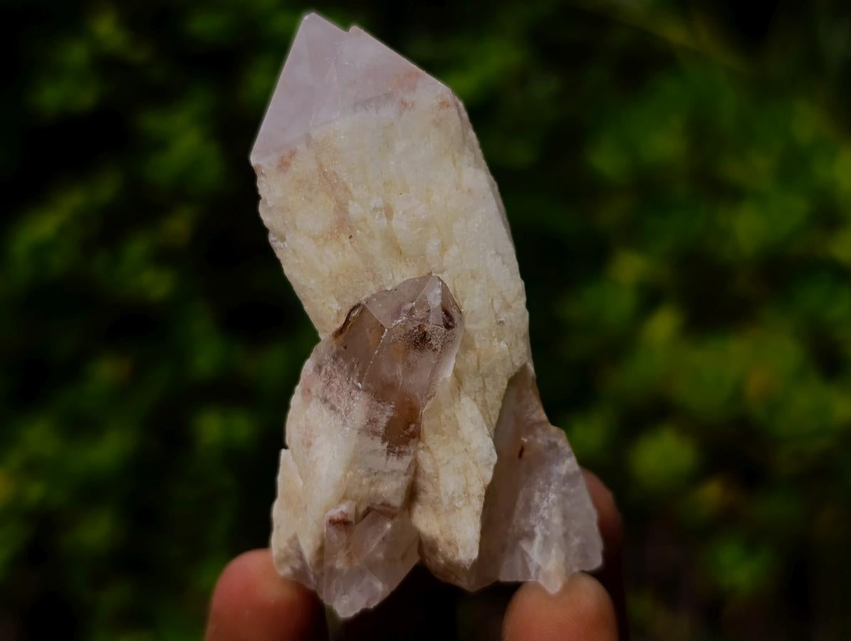 Natural Cascading Single Pineapple Quartz Crystals x 25 From Antsirabe, Madagascar