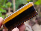Polished Golden Tigers Eye Tumbled Free Forms x 35 From Prieska, South Africa