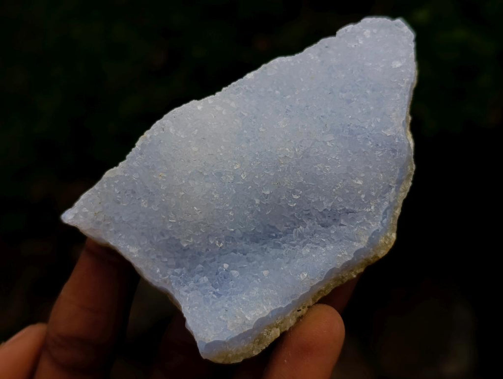 Natural Blue Lace Agate Geode Specimens x 12 From Nsanje, Malawi