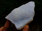 Natural Blue Lace Agate Geode Specimens x 12 From Nsanje, Malawi