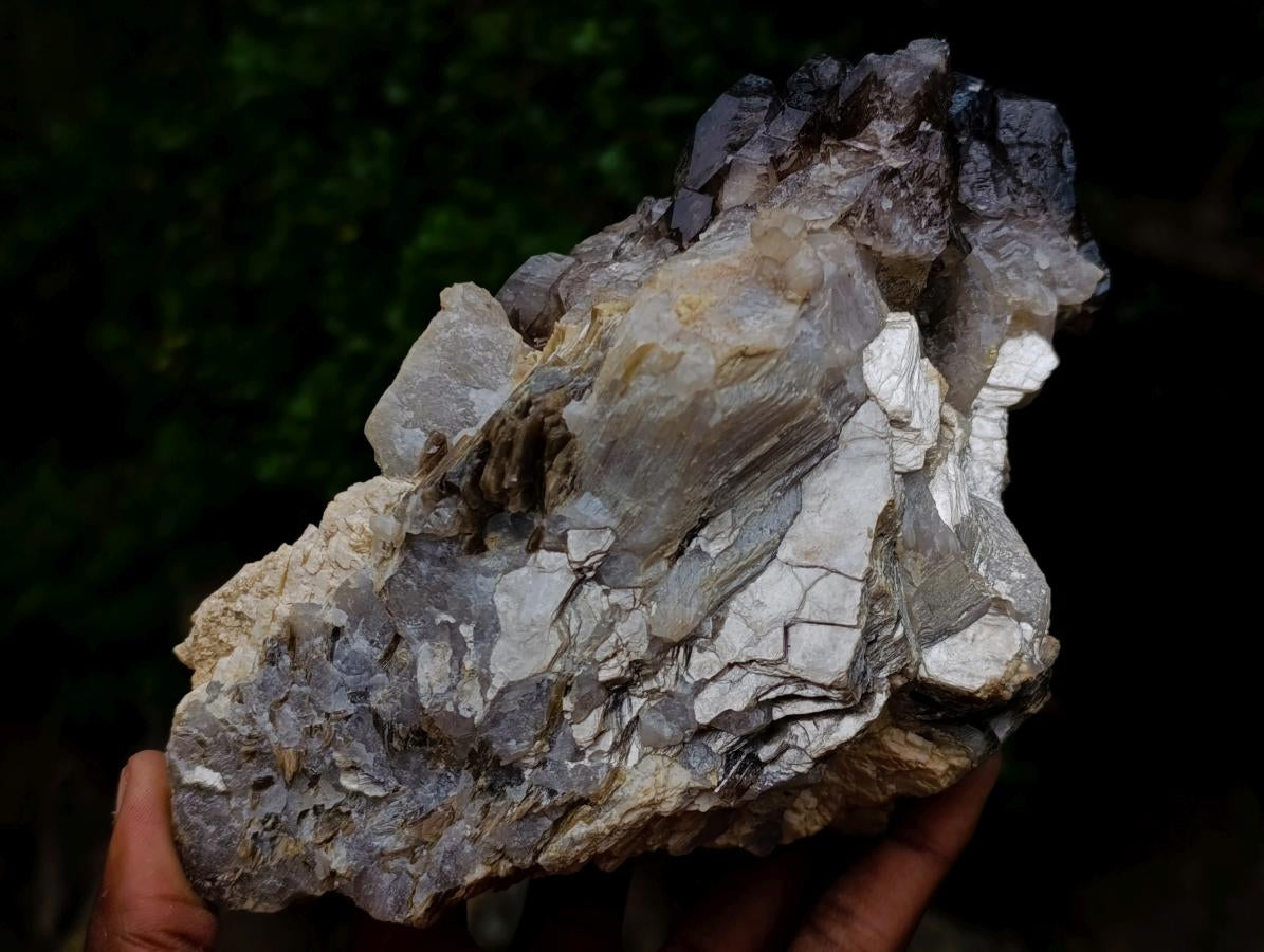 Natural Neuschwaben Farm Smokey Quartz Specimens x 3 From Neuschwaben, Namibia