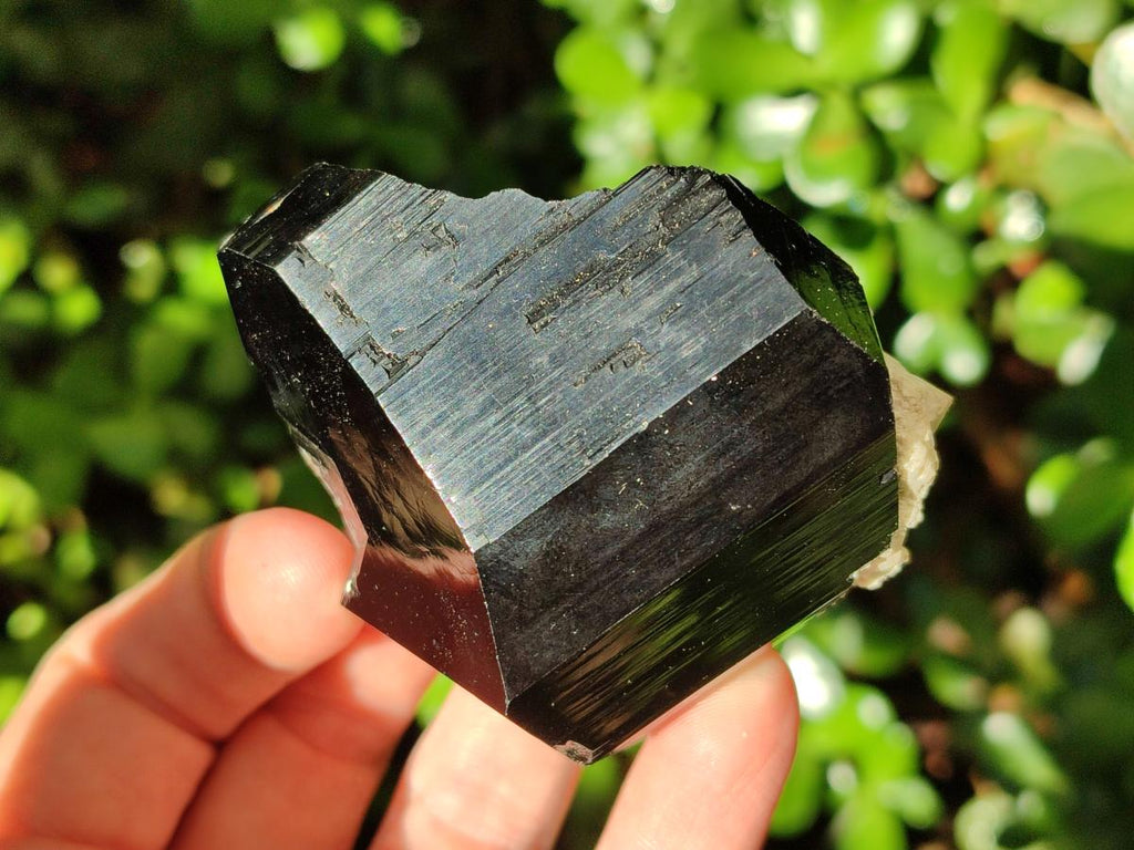 Natural Schorl Black Tourmaline Specimens with Associated Minerals x 3 From Erongo, Namibia