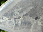 Polished and Natural Large Blue Lace Agate Standing Display Piece x 1 From Nsanje, Malawi