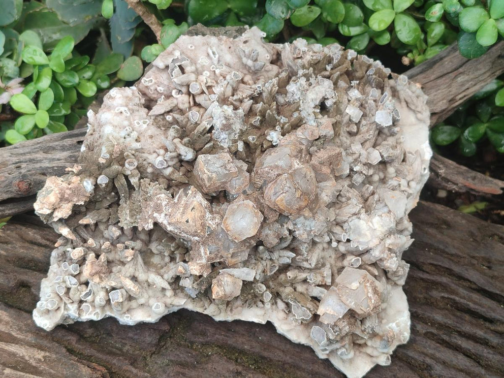 Natural XL Rhomboherdral and Spearhead Calcite Cluster Specimen x 1 From Albert's Mountain, Lesotho