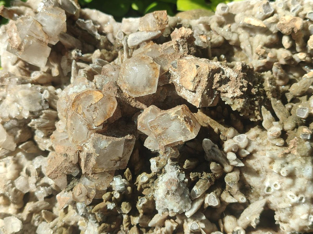 Natural XL Rhomboherdral and Spearhead Calcite Cluster Specimen x 1 From Albert's Mountain, Lesotho