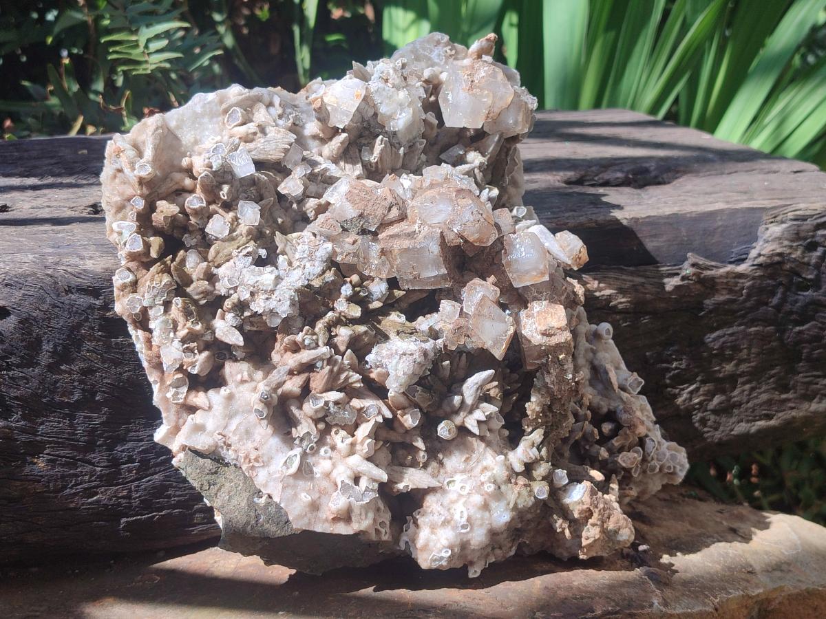 Natural XL Rhomboherdral and Spearhead Calcite Cluster Specimen x 1 From Albert's Mountain, Lesotho