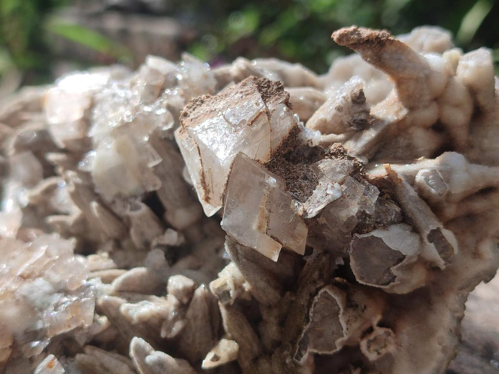 Natural XL Rhomboherdral and Spearhead Calcite Cluster Specimen x 1 From Albert's Mountain, Lesotho