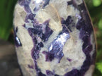 Polished Lepidolite Standing Display Pieces x 3 From Zimbabwe