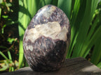 Polished Lepidolite Standing Display Pieces x 3 From Zimbabwe