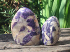 Polished Lepidolite Standing Display Pieces x 3 From Zimbabwe