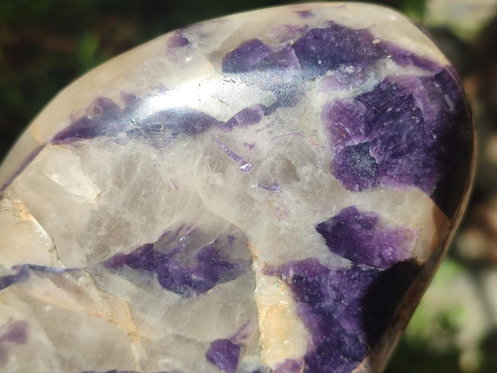 Polished Lepidolite Standing Display Pieces x 3 From Zimbabwe