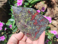 Polished Bastite Dragonsblood Stone Display Crystals x 3 From Tshipise, South Africa