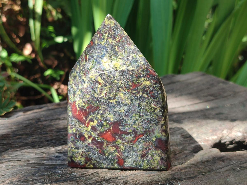 Polished Bastite Dragonsblood Stone Display Crystals x 3 From Tshipise, South Africa