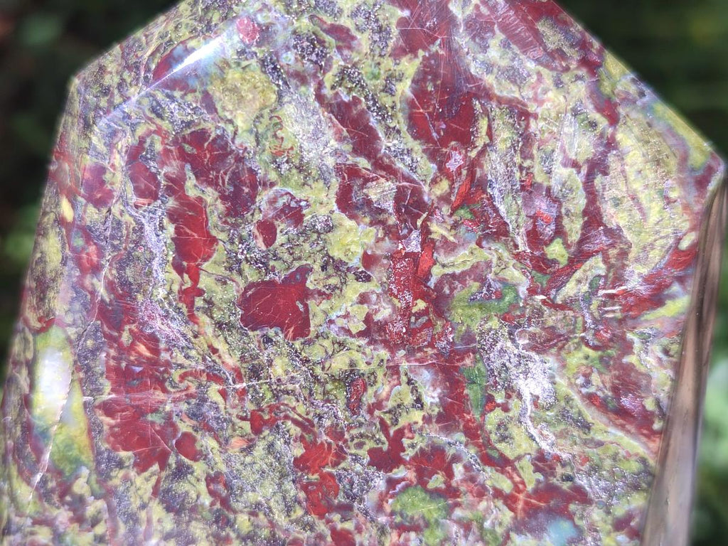 Polished Bastite Dragonsblood Stone Display Crystals x 3 From Tshipise, South Africa