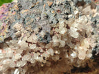 Natural Large Goethite Coated Blacknite Quartz Cluster x 1 From Madagascar