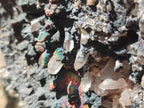 Natural Large Goethite Coated Blacknite Quartz Cluster x 1 From Madagascar
