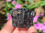 Natural Rough Black Tourmaline Crystals x 35 From Zambia