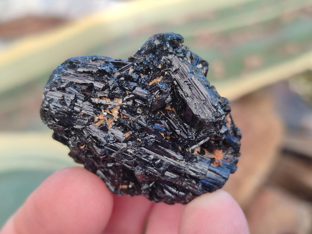 Natural Rough Black Tourmaline Crystals x 35 From Zambia