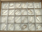 Polished Double Terminated Clear Quartz Crystals x 24 From Madagascar