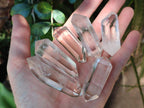 Polished Double Terminated Clear Quartz Crystals x 24 From Madagascar