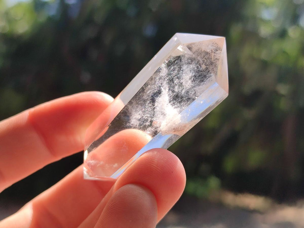 Polished Double Terminated Clear Quartz Crystals x 24 From Madagascar