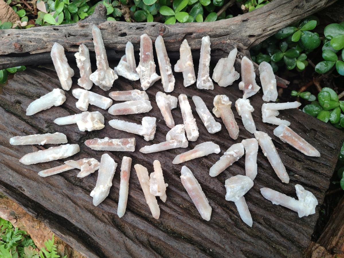 Natural Drusy Fairy Spirit Quartz Crystals x 70 From Boekenhouthoek, South Africa