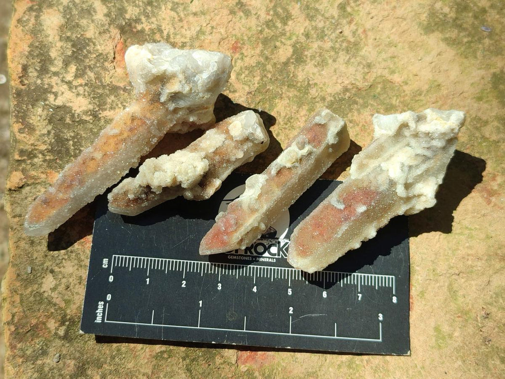 Natural Drusy Fairy Spirit Quartz Crystals x 70 From Boekenhouthoek, South Africa